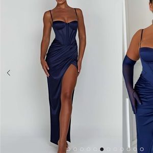 Babyboo Navy Despina dress